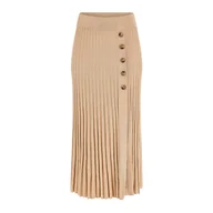 Spódnice - Damska Spódnica GUESS SHOPIE PLEATED SKIRT SWTR W4RD99Z3D60-G1L7 – Brązowy - miniaturka - grafika 1