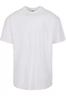 Koszulki męskie - Urban Classics Męski T-shirt z recyklingu, z zakrzywionymi ramionami, biały, 4XL (DE) - miniaturka - grafika 1