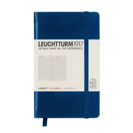Notesy i bloczki - Leuchtturm, Notes Pocket, 185 stron, kratka, granatowy - miniaturka - grafika 1
