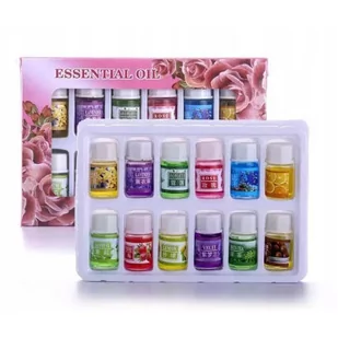 Zestaw olejków zapachowych aromatoterapia 12 sztuk - Aromaterapia - miniaturka - grafika 1