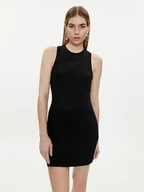 Sukienki - Juicy Couture Sukienka letnia Bentley JCBED223812 Czarny Slim Fit - miniaturka - grafika 1
