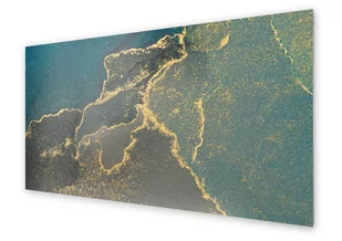 Panel kuchenny HOMEPRINT Unikatowy zielony marmur 120x60 cm - Dekoracje domu - miniaturka - grafika 1