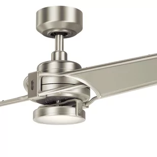 Wentylator sufitowy LED Xety, nikiel/szampan - Wentylatory sufitowe - miniaturka - grafika 2