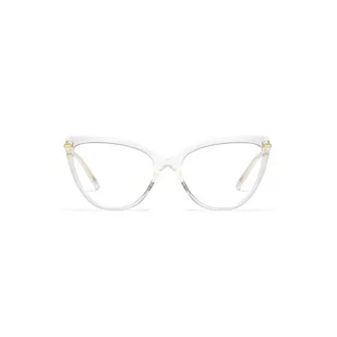 Okulary kocie do komputera damskie z filtrem BLUE Light zerówki 2563-5 - Okulary korekcyjne, oprawki, szkła - miniaturka - grafika 1