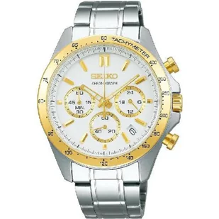 Zegarek ZEGAREK MĘSKI SEIKO CHRONOGRAPH CASUAL QUARTZ SBTR024 + BOX - Zegarki męskie - miniaturka - grafika 2