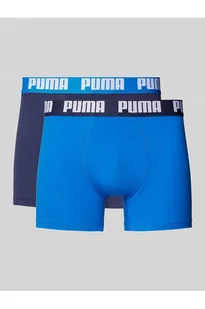 Obcisłe bokserki z detalem z logo w zestawie 2 szt. - Puma - Majtki damskie - miniaturka - grafika 1