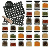 Etykiety do drukarek - słoiczki na przyprawy 120ml 30szt etykiety czerpak - miniaturka - grafika 1