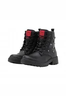 Botki damskie - GEOX DISNEY CASEY GIRL BOTKI CZARNE ZAMEK 31 ŻCJ - miniaturka - grafika 1