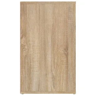 Szafka nocna, dąb sonoma, 50x36x60 cm, materiał drewnopochodny - Szafki nocne - miniaturka - grafika 9