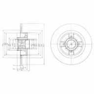 Tarcze hamulcowe - Tarcza hamulcowa DELPHI BG9029RS - miniaturka - grafika 1