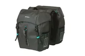 Sakwy rowerowe - Basil Discovery 365D Double Pannier Bag M 18l, black melee 2021 Sakwy 18042 - miniaturka - grafika 1