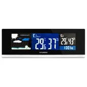 Stacje pogodowe - Hyundai WS2468 Czarny - miniaturka - grafika 1