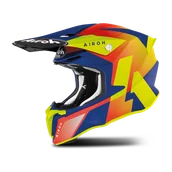 Kaski motocyklowe - Kask Cross Airoh Twist 2.0 Lift AzureXXL - miniaturka - grafika 1