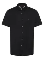 Koszule męskie - Tommy Hilfiger Koszula męska Mężczyźni Regular Fit Bawełna niebieski wzorzysty, M - miniaturka - grafika 1
