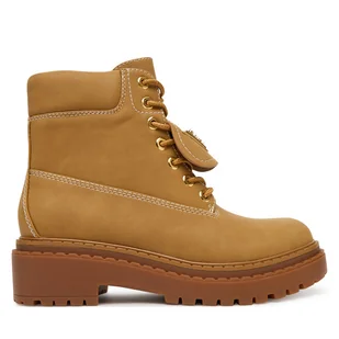 Trapery Guess FLTLVY ELE10 Beżowy - Botki damskie - miniaturka - grafika 1