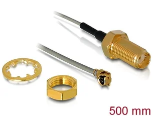 DeLock DeLOCK wlanz podł SMA Jack z. ogień. 500 MM 88418 - Kable - miniaturka - grafika 2
