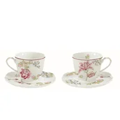 Filiżanki - Zestaw filiżanek z talerzykami 2szt 0,23L Nuova R2S Paisley - miniaturka - grafika 1