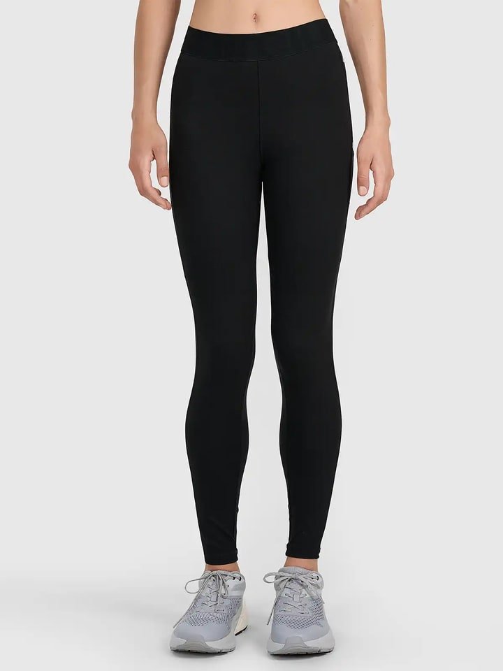 4F Legginsy w kolorze czarnym