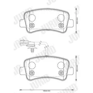 Klocki hamulcowe - Klocki hamulcowe - komplet JURID 573359J - miniaturka - grafika 1