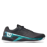 Tenis ziemny - Buty do tenisa Wilson Rush Pro 4.0 Bla Clay WRS333350 Czarny - miniaturka - grafika 1