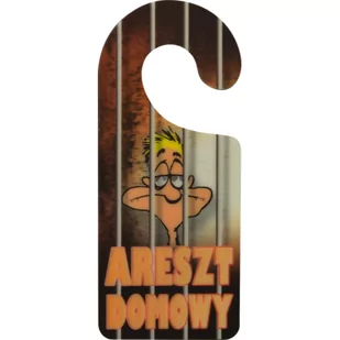 Oznaczenie "Areszt domowy" 8 x 19 zawieszka - Numery na dom - miniaturka - grafika 1