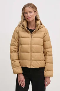 Tommy Hilfiger kurtka puchowa damska kolor beżowy przejściowa WW0WW43581 - Kurtki damskie - miniaturka - grafika 1