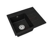 Zlewozmywaki - Brado Zlewozmywak Duży Exclusive 60 Prawy Syfon Chrom - miniaturka - grafika 1