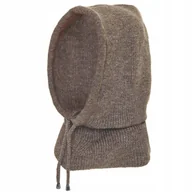 Czapki damskie - Kaptur damski VIVIEN Brąz - miniaturka - grafika 1