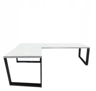 Biurka gamingowe - Biurko Gamingowe Narożne Loftowe 240X160 Stół Stabilne Producent Metal - miniaturka - grafika 1