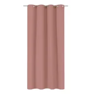 Firany - Zasłona zaciemniajaca Annalise różowa 140 x 280 na przelotkach Inspire - miniaturka - grafika 1