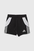 Spodnie i spodenki dla chłopców - adidas Performance szorty dziecięce TIRO24 SWSHOY kolor czarny - miniaturka - grafika 1