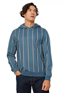 Trendyol Męska bluza z kapturem, granatowa, niebieska (Navy Blue), rozmiar XL - Bluzy męskie - miniaturka - grafika 1