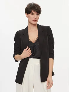 Vero Moda Marynarka Carla 10301555 Czarny Slim Fit - Marynarki i żakiety damskie - miniaturka - grafika 1