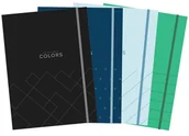 Teczki i skoroszyty - Top-2000 Teczka z gumką Colors C4 - miniaturka - grafika 1