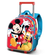 Plecaki - Disney Mickey Mouse Star-mały plecak 3D z kółkami, wielokolorowy, 26 x 34 cm, pojemność 7 l, Wielokolorowa Myszka Miki, Jeden rozmiar, Mały plecak 3D z kółkami - miniaturka - grafika 1