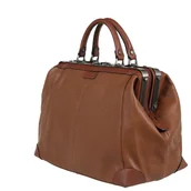 Walizki - Torba podróżna KATANA Kufer Skórzany Brąz - miniaturka - grafika 1