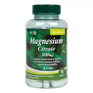Witaminy i minerały - Holland & Barrett - Cytrynian Magnezu, Magnesium Citrate, 300mg, 90 tabletek - miniaturka - grafika 1