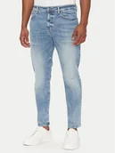 Spodnie męskie - BOSS Jeansy Onyx 50537817 Niebieski Tapered Fit - miniaturka - grafika 1