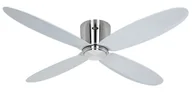 Wentylatory sufitowe - Energooszczędny wentylator sufitowy z pilotem Eco Plano II WiFi 132 cm chrom - miniaturka - grafika 1
