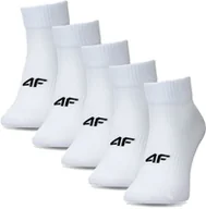 Skarpety termoaktywne - Skarpety 4F Męskie Krótkie 5-Pak Białe Sportowe M - miniaturka - grafika 1