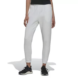Spodnie damskie - Spodnie adidas Studio Lounge Regular Fit HH8524 - szare - Adidas - grafika 1