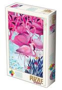 Puzzle - D-Toys Puzzle 1000 Andrea Kurti, Flamingi - - miniaturka - grafika 1