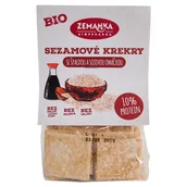 Paluszki - Zemanka Krakersy z sezamem i sosem sojowym 100 g Bio - żywność - miniaturka - grafika 1