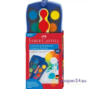Farby akwarelowe Faber-Castell Connector 12 kolorów - Farby i media malarskie - miniaturka - grafika 1