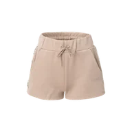 Spodenki damskie - Damskie Spodenki GUESS BRITNEY SHORT V3GD13KB3P2-G4Q9 – Beżowy - miniaturka - grafika 1