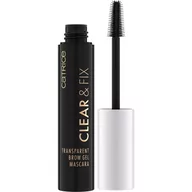 Akcesoria i kosmetyki do stylizacji brwi - Catrice Clear &amp; Fix Transparent Brow Gel Mascara transparentny żel do brwi 010 5ml - miniaturka - grafika 1