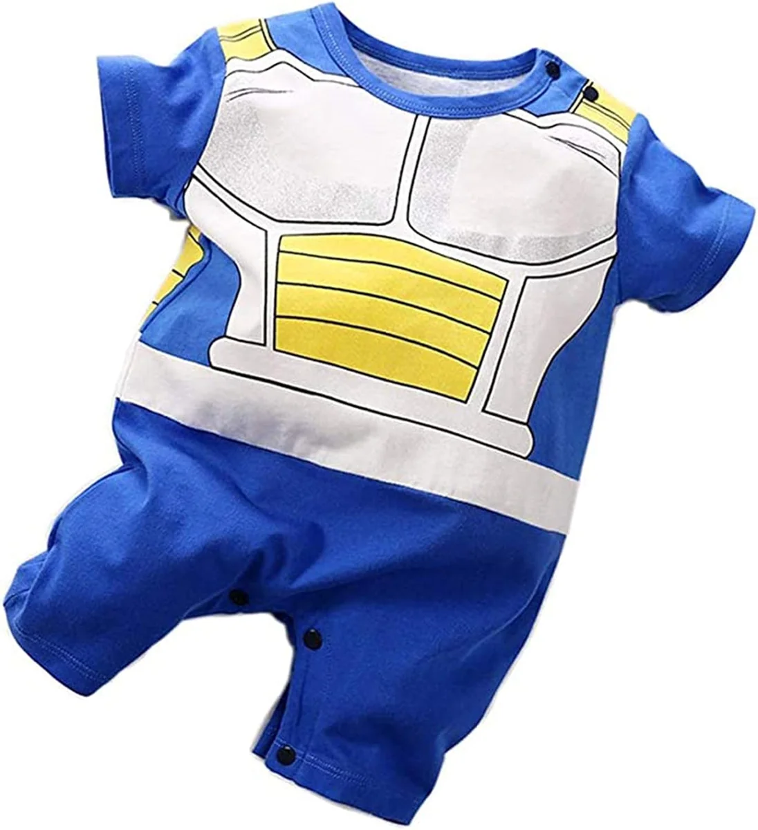 Śpioszki Goku Dragon Ball dla niemowląt niebieskie rozmiar 73 cm
