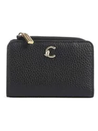 Portfele - COCCINELLE Skórzany portfel w kolorze czarnym - 13 x 9 cm - miniaturka - grafika 1