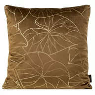 Poszewki na poduszki - Euro Firany Poszewka Eurofirany Velvet BLINK17 Brązowy 45x45 1216981 - miniaturka - grafika 1