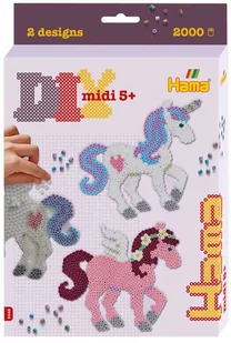 Hama, Zestaw Koralików Magiczne Pegazy, 200 Szt. - Prace ręczne dla dzieci - miniaturka - grafika 1